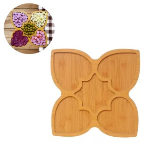 PETISQUEIRA 5 DIVISÓRIAS FORMATO CORAÇÃO 30X30CM JAVICK