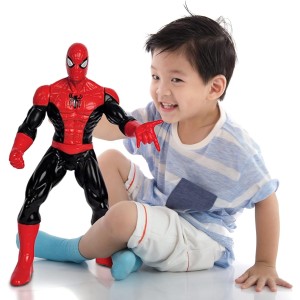 BONECO HOMEM ARANHA GIGANTE 50CM ARTICULADO