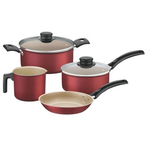 JOGO DE PANELAS 5 PCS  REVESTIDAS STARFLON ANTIADERENTE   - TRAMONTINA