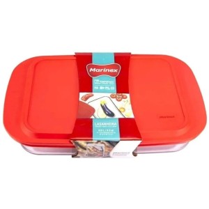 ASSADEIRA RETANGULAR COM TAMPA 5L - MARINEX