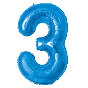 BALÃO NUMERAL METALIZADO 