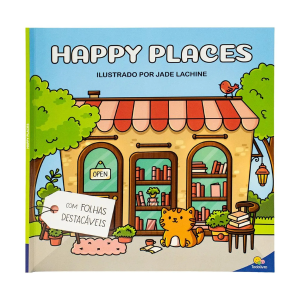 LIVRO DE COLORIR HAPPY PLACE- TodoLivro