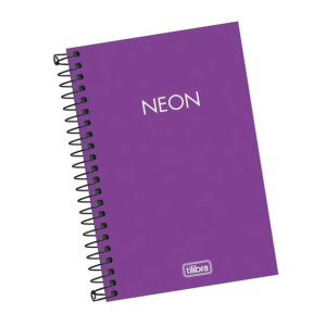 CADERNO TILIBRA NEON SEM PAUTA 80FLS
