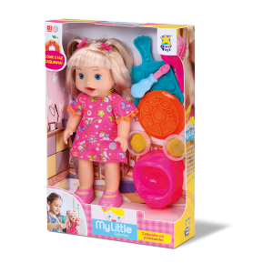 BONECA MY LITTLE COLLECTION CAQUINHA NO PENIQUINHO DIVERTOYS 27CMX10CMX40CM 8079