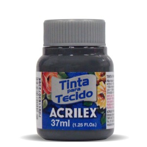 TINTA TECIDO CINZA CHUMBO ACRILEX 37ML 3,5CMX3,5CMX5CM 041400994